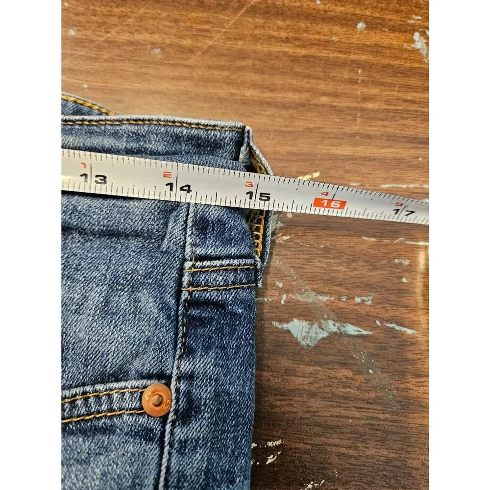 AG Adriano Goldschmied Straight Raw Hem Ankle Jeans size 28 - Picture 8 of 10